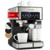 Klarstein Arabica Comfort  kávovar s portafiltrom, 1350 W, 20 bar, 1,8 l, dotykový ovládací panel Ampera.SK