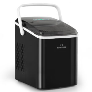 Klarstein Arctic Porter, výrobník ľadu, kužeľovité kúsky ľadu, 12 kg/24 h, nehrdzavejúca oceľ Ampera.SK