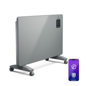 Klarstein Bansin Smart 1500 konvektorový ohrievač, 1500 W, Aplikácia, 5- 50 °C, LED displej, Dotykový displej Ampera.SK