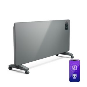 Klarstein Bansin Smart 2500 konvektorový ohrievač, 2500 W, Aplikácia, 5- 50 °C, LED displej, Dotykový displej Ampera.SK