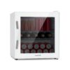 Klarstein Beersafe L Quartz, chladnička, 47 l, 2 police, sklenené panoramatické dvierka, biela Ampera.SK