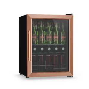 Klarstein Beersafe chladnička na nápoje so sklenenými dverami | 64 x 48 cm | 60 litrov | 85 W | Meď/Čierna Ampera.SK