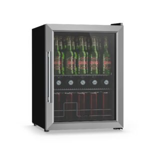 Klarstein Beersafe chladnička na nápoje so sklenenými dverami | 64 x 48 cm | Vnútorné LED osvetlenie Ampera.SK
