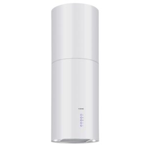 Klarstein Beretta, digestor, 35 cm, ostrovčekový, 650m³/h, LED, biely Ampera.SK