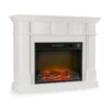 Klarstein Bern, elektrický krb, 750/1500 W, LED plameň, diaľkové ovládanie, MDF, biely Ampera.SK