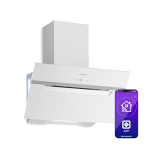 Klarstein BigBite šikmý digestor | režim odsávania vzduchu a recirkulácie | bezpečnostné sklo | 417 m³/h | 60 cm Ampera.SK