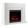 Klarstein Blanca, elektrický krb, 750/2000 W, LED simulácia plameňa, 40 m², biely Ampera.SK
