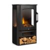 Klarstein Bormio Panorama, elektrický krb, 1000/2000 W, termostat, čierny Ampera.SK