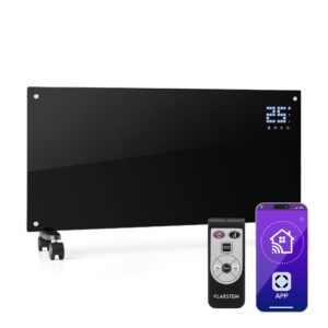 Klarstein Bornholm Smart, konvektor, 2000 W, WiFi, LED displej, časovač, IP24, čierny Ampera.SK