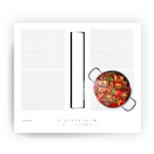 Klarstein Chef-Fusion Down Air System, 2 v 1, indukčná varná doska + digestor, výkonný, 7200 W Ampera.SK