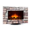 Klarstein Colmar, elektrický krb, 2000 W, sklo, 7 farieb LED diód, diaľkové ovládanie Ampera.SK
