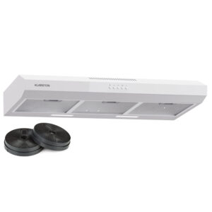 Klarstein Contempo 90, digestor, 90 cm, podskrinkový, 200 m³/h, LED, akryl, nehrdzavejúca oceľ Ampera.SK