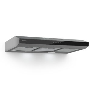 Klarstein Contempo Neo, digestor, podskrinkový, recirkulácia, 175 m³/h, SenseControl, integrované dotykové ovládanie, nehrdzavejúca oceľ / akrylové sklo Ampera.SK