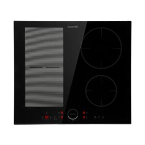 Klarstein Delicatessa 60 Hybrid, vstavaná indukčná varná doska, 7000 W, 4 zóny, čierna Ampera.SK