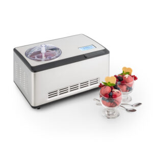 Klarstein Dolce Bacio, zmrzlinovač, kompresor, 2 l, LCD displej, dotykový panel, nehrdzavejúca oceľ Ampera.SK