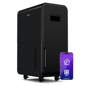 Klarstein DryFy Connect 70 odvlhčovač vzduchu, 70 l / deň, do 90 m², WiFi, ovládanie pomocou aplikácie, 8 L nádrž na vodu Ampera.SK