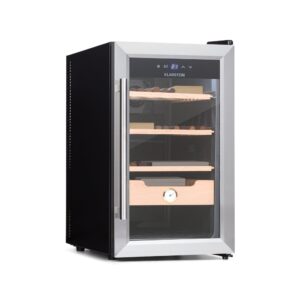 Klarstein El Presidente 48, humidor na cigary, 48 l, 2 zásuvky, 1 priehradka z cédrového dreva Ampera.SK