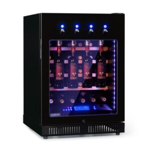 Klarstein First Class 36, chladnička na víno, 4 dispenser, 36 fliaš, 5-22°C, čierna Ampera.SK