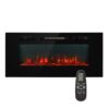 Klarstein Galeras, elektrický nástenný a vstavaný krb, 1800 W, LED, 3 farby, časovač Ampera.SK