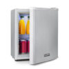 Klarstein Happy Hour 23, minibar, 23 l, 5-15°C, energet. trieda G, tichý, 23 dB, LED svetlo, strieborný Ampera.SK