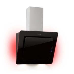 Klarstein Helena 60, digestor, 60 cm, nástanný, 595 m³/h, LED displej, čierny Ampera.SK