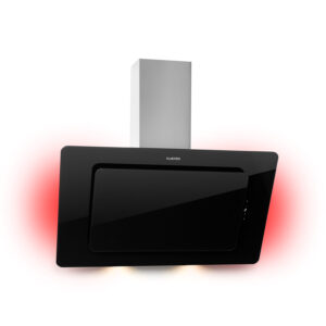 Klarstein Helena 90, digestor, 90 cm, nástanný, 595 m³/h, LED displej, čierny Ampera.SK