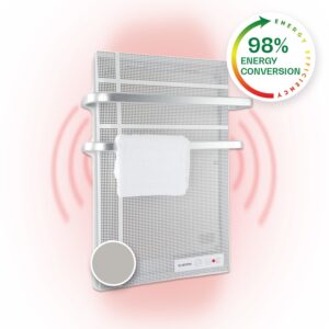 Klarstein Hot Spot Wave, infračervený orievač, 51 x 80 cm, 1000 W, 20 m², bezstupňovo regulovateľný výkon, IP24, hliník Ampera.SK