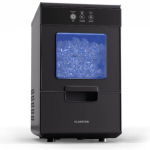 Klarstein Ice Galet, výrobník ľadových nugetiek, 20 kg/24 h, Auto-Clean, 2,2-litrová nádrž na vodu Ampera.SK