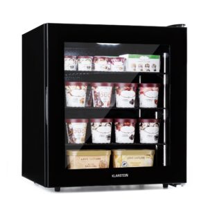 Klarstein IceAge 88, mraznička, 88 l, energet. trieda E, 2 úrovne, termostat, sklenená predná časť Ampera.SK