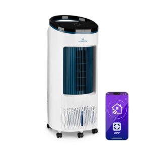 Klarstein IceWind Plus Smart, 4 v 1 ochladzovač vzduchu, ventilátor, zvlhčovač, čistička vzduchu, ovládanie aplikáciou Ampera.SK