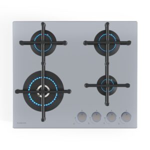 Klarstein Illuminosa 4 plynová varná doska 4-horáková Sabaf horák z nehrdzavejúcej ocele Ampera.SK