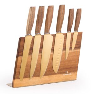 Klarstein Kazuno, sada nožov, 7-dielna, magnetický blok, PVD, titánový povrch Ampera.SK