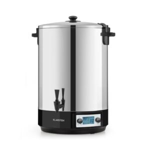 Klarstein KonfiStar 40, zavárací hrniec, dávkovač nápojov, 40 l, 2500 W, 100 °C, 180 min, digitálny Ampera.SK