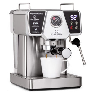 Klarstein Libeica, epresso kávovar, 1350 W, 19 bar, 1,8 l, cca 10 šálok, napeňovač mlieka Ampera.SK