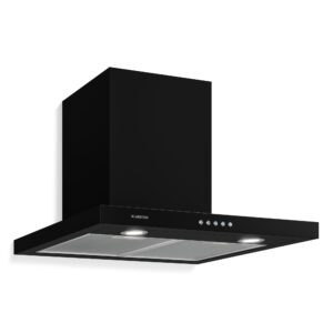 Klarstein Limelight, digestor, 60 cm, nástenný, 600 m³/h, čierny Ampera.SK