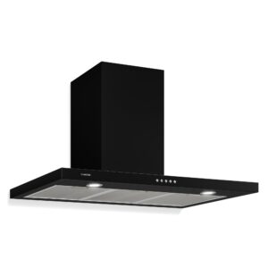 Klarstein Limelight, digestor, 90 cm, nástenný, 600 m³/h, čierny Ampera.SK