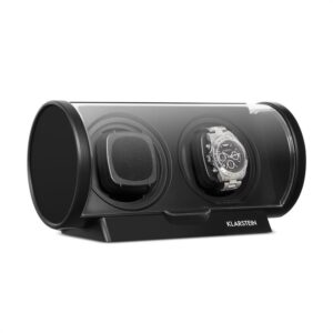 Klarstein Lugano, naťahovač na hodinky, plast, 2 hodiniek, 4 režimy, čierny Ampera.SK