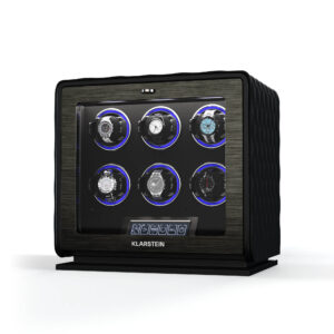 Klarstein LuminousTime naťahovač hodiniek, 6 hodiniek, mnoho nastavení, LED, 10 dB Ampera.SK