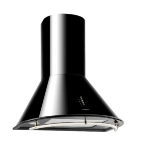 Klarstein Lumio Neo, digestor, 60 cm, komínový, 610 m³/h, retro dizajn, nehrdzavejúca oceľ, čierny Ampera.SK