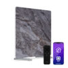 Klarstein MarmoHeat infračervený panel | 420 W | 6 - 12 m² | mramorový dizajn | 70 cm x 63 cm Ampera.SK