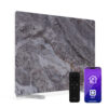 Klarstein MarmoHeat infračervený panel | 600 W | 5 - 9 m² | mramorový dizajn | 70 cm x 100 cm Ampera.SK