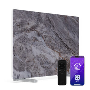 Klarstein MarmoHeat infračervený panel | 600 W | 5 - 9 m² | mramorový dizajn | 70 cm x 100 cm Ampera.SK