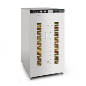Klarstein Master Jerky 24, sušička potravín, 4500 W, 40-90 °C, 15-hod. časovač, nehrdzavejúca oceľ, strieborná Ampera.SK