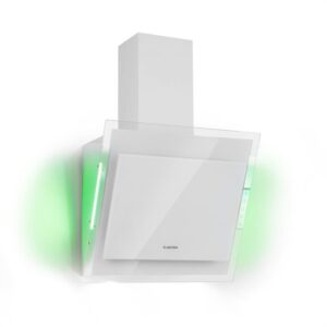 Klarstein Mirage 60, digestor, 60 cm, nástenný, 550 m³/h, A++, dotykový panel, biely Ampera.SK