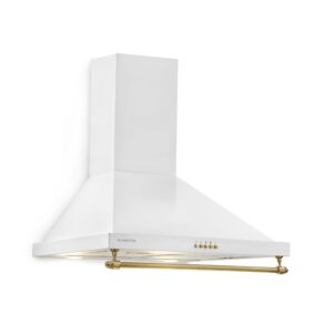 Klarstein Montblanc 60, digestor, 60 cm, nástenný, 610 m³/h, LED, lišta, biely Ampera.SK