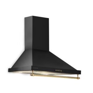 Klarstein Montblanc 60, digestor, 60 cm, nástenný, 610 m³/h, LED, lišta, čierny Ampera.SK