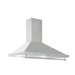 Klarstein Montblanc 90, digestor, 90 cm, nástenný, 610m³/h, LED, lišta, biely Ampera.SK