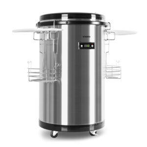 Klarstein Mr. Barbot, barová chladnička, 50 l, energet. trieda F, nehrdzavejúca oceľ Ampera.SK