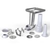 Klarstein Nástavec na mletie mäsa Chiara, príslušenstvo pre kuchynský robot Chiara, 4 nože, nehrdzavejúca oceľ, 3 disky Ampera.SK