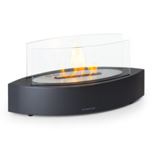 Klarstein Phantasma Curve, etanolový krb, horák z nehrdzavejúcej ocele, bez dymu a zápachu, bezpečnostné sklo Ampera.SK